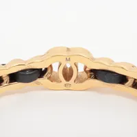✨️新品級✨️ シャネル ココマーク B24K バングル レザー レディース シャネル ココマーク B24K バングル M GP×革 ゴールド A3848999