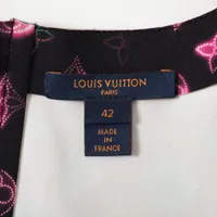 LOUIS VUITTON モノグラム ノースリーブ ワンピース 42 黒 楽天市場】ルイヴィトン LOUIS VUITTON モノグラム ワンピース