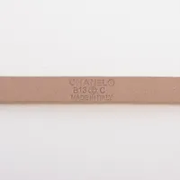 CHANEL レザー ベルト 85/34 CHANEL 【超美品】シャネル ココマーク レディース ベルト