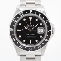 ロレックス GMTマスター 16700 SS SS AT 黒文字盤 あまりごま1 サイクロップレンズ欠け