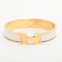 レア！Hermès♡クリッククラックH/バングル エナメルブレスレット 《クリック・クラックH》 | Hermès