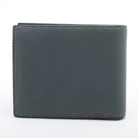 極美品✨Christian Dior CDアイコン 折り財布 レザー グレー ディオール CDアイコン レザー 二つ折り財布 グレー A3850031