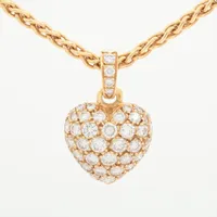 SJX クロス ダイヤ ネックレストップ 750(YG) 1.4g 0.12 6ZC0025