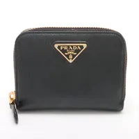PRADA プラダ レザー コインケース プラダ コインケース 小銭入れ PRADA 1MM268 QWA F0002 NERO
