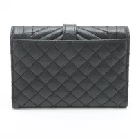 YSL ブラックレザー コインケース SAINT LAURENT ブラックレザー コインケース