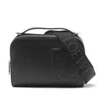 美品☆LOEWE❤️ブラック ドローストリングバッグ ドローストリング ポケット（ラフィア） ブラック - LOEWE