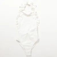 シャネル ココマーク ナイロン 水着 36 レディース ホワイト  P74899V66375