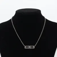 バレンシアガ BB ネックレス メタル シルバー A3851517｜中古