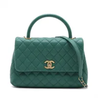 シャネル ココハンドル ミディアムサイズ 29cm グリーン 楽天市場】シャネル CHANEL ココハンドル29 ショルダーバッグ