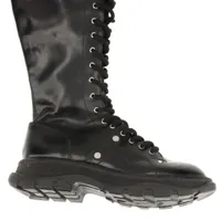 アレキサンダーマックイーン レザー ロングブーツ 37 レディース