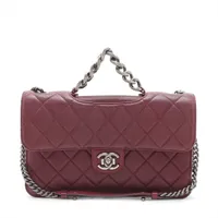 レア　2.55 CHANEL シャネル　チェーンショルダーバッグ ボルドー　美品 レア 2.55 CHANEL シャネル チェーンショルダーバッグ ボルドー