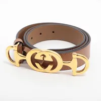 ミ*ミ様 グッチ　ベルト グッチ キッズ〔チルドレンズ〕ダブルG レザー ベルト | GUCCI公式