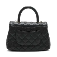 大人可愛い♪【CHANEL】ココハンドル キャビアスキン CHANEL シャネル ショルダーバッグ ハンドバッグ ココハンドル
