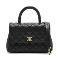 CHANEL⭐︎非売品 バッグココハンドル（持ち手ゴールド×黒）ノベルティ　本革 楽天市場】シャネル ココハンドルの通販