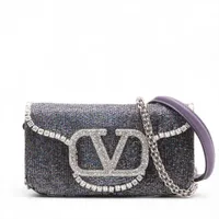 希少✨ヴァレンティノガラヴァーニ 2wayショルダーバッグ ローズデザイン ヴァレンティノ ガラヴァーニ VALENTINO GARAVANI チェーン