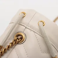 極美品✨グッチ GGマーモント レザー チェーンショルダーバッグ ホワイト GUCCI グッチ GGマーモント スモールショルダーバッグ チェーン