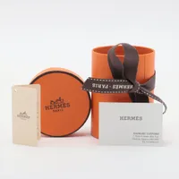 HERMES ツイリー シルク 法廷の勒 レッドxブラウン 新品未使用 ランク NS 未使用品 HERMÈS エルメス ツイリー ゼブラ マルチ
