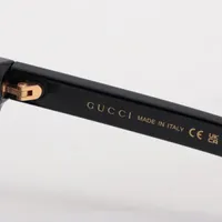 【美品】GUCCI グッチ サングラス インターロッキング ブラック グッチ GG1339SK インターロッキングG サングラス プラスチック