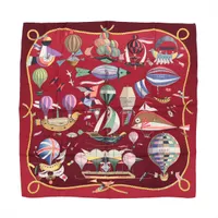 〒エルメス　カレ90 スカーフ Les folies du ciel 大空の狂気 Vintage Gallery Rococo OLD GUCCI 世界No.1のコレクション！