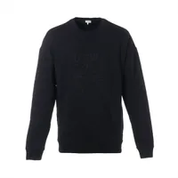 ロエベ アナグラム 24SS コットン ニット L メンズ ブラック