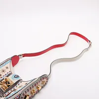 クリスチャンルブタン カラスキー ミニ キャンバスxレザー ショルダー