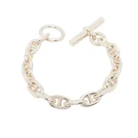 【美品】HERMES エルメス シェーヌダンクル ブレスレットMM（16コマ） シェーヌ・ダンクル ブレスレット MM 16コマ[H101994B 016