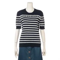 【美品】ヴィトン コットン Tシャツ RW202W レトロモノグラム ◇ ヴィトン コットン Tシャツ ブラック×ブラウン RW202W レトロ