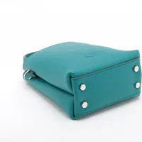 トッズ マイクロ Tタイムレス レザー 2WAYハンドバッグ グリーン