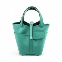 エルメス ピコタンロック18 PM カーゴ トワルゴエランxヴォースイフト ヴェールヴェルティゴ シルバー金具 W:2024年