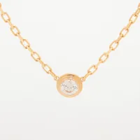 カルティエ ダムール SM ダイヤ ネックレス 750(PG) 2.9g