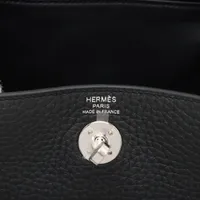 エルメス リンディ ミニ20 トリヨンクレマンス ブラック