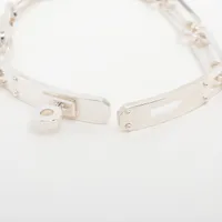 エルメス　ケリー　シェーヌ　ブレスレット　17サイズ　シルバー　新品　本物 エルメス ブレスレット ケリー シェーヌ シンプルトゥール