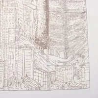 エルメス カレ90 de Passage a Ginza スカーフ シルク ホワイト