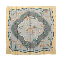 エルメス カレ90 PRIERES AU VENT 風の中の祈り スカーフ シルク
