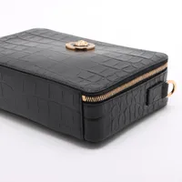 【美品✨】ヴェルサーチ メデューサ クロコ 型押し ベルト バックル スタッズ 美品✨】ヴェルサーチ メデューサ クロコ 型押し ベルト