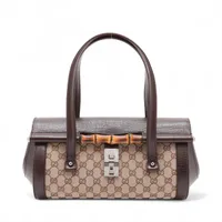 希少✨ グッチ ショルダーバッグ ハンド バンブー 2way GGキャンバス 楽天市場】【バッグ】GUCCI グッチ GGキャンバス バンブー