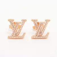 ルイヴィトン　ピアス　Ｍ00609 美品 ルイヴィトン LOUIS VUITTON 美品 ブックル ドレイユ・LV アイ
