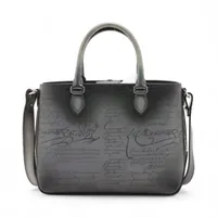 【匿名配送】ベルルッティ レザー カリグラフィ ハンドバッグ Berluti 【ベルルッティ】レザー カリグラフィー ビジネスバッグ
