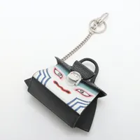 ロエベ×スタジオジブリ アナグラム チャーム レザー レッド