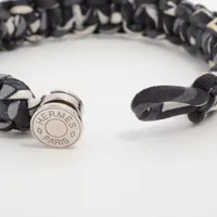 HERME’Sセリエ コードブレスレット・ブラック HERMES エルメス ブレスレット セリエ ルーピング レディース