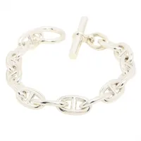 エルメス シェーヌダンクルGM ブレスレット 14コマ 925 77.3g シルバー