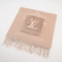 LOUIS VUITTON カシミヤマフラー ベージュ 中古・古着通販】LOUIS VUITTON (ルイ ヴィトン) カシミヤ