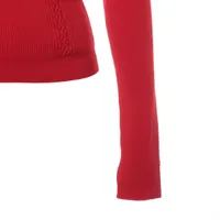Chanel Coco Mark P77 Wool Knit 34 Ladies' Red P77800K11276 | eBay
