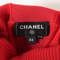 18869✨CHANEL シャネル ココマークボタン ネックウォーマー レッド Chanel Coco Mark P77 Wool Knit 34 Ladies' Red P77800K11276 | eBay