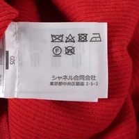 Chanel Coco Mark P77 Wool Knit 34 Ladies' Red P77800K11276 | eBay