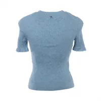 シャネル ココマーク P79 コットン 半袖ニット 34 レディース ライト