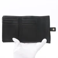 ロエベ アナグラム スモールバーティカルウォレット レザー