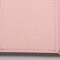 人気 ルイヴィトン ポルトフォイユゾエ モノグラム ローズバレリーヌ コンパクト 美品】ルイヴィトン☆ポルトフォイユ ゾエ モノグラム ローズ