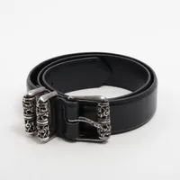 ケルティックローラー　　レザーベルト　S CHROME HEARTS クロムハーツ CELTIC ROLLER BELT 3PC1.5inch 3PC
