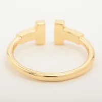 ★Tiffany&Co.★ Tワイヤー ダイヤリング 750 WG 定価45万 ティファニー TIFFANY&Co. ダイヤモンド ワイヤー リング T